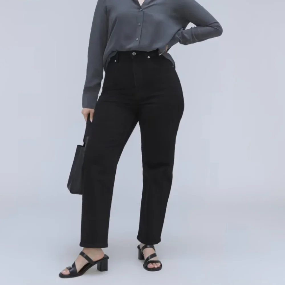 NWT Everlane The Curvy Way High Jean in coal - Picture 1 of 9